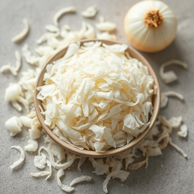 Dehydrated White Onion Flakes
